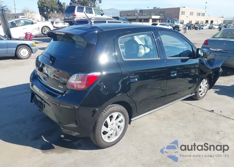 2024 Mitsubishi Mirage Le from USA, damaged, VIN ML32AUHJ0RH037979